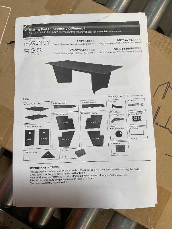 Photo 1 of Regency Conference Room Table, 8 ft, Cherry/Black