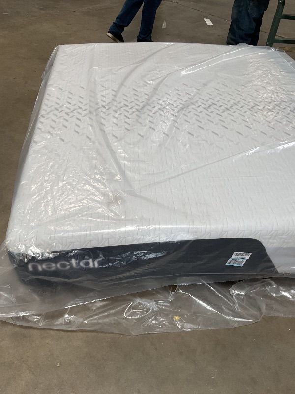 Photo 1 of *MINOR DIRT FROM TRANSPORT* Nectar Classic 12” King Mattress (New Version) - Medium Firm - Contouring Memory Foam - Cooling Top Layer - Support & Pressure-Relief - Minimal Motion Transfer - 365-Night Trial & Forever Warranty
