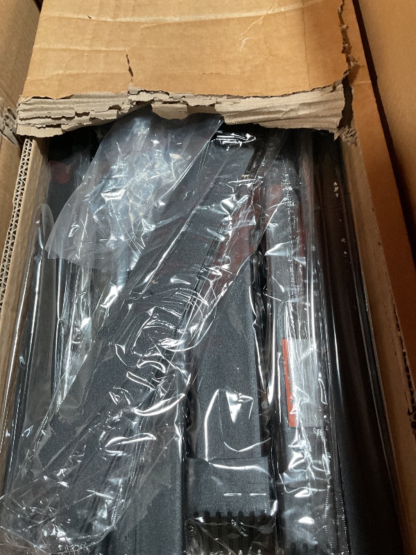 Photo 1 of Fitvids Rubber Encased Hex Dumbbell, 25LB Pair with 2-Tier Rack