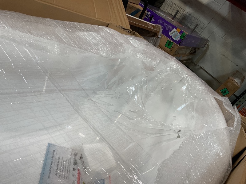 Photo 1 of * small crack* WOODBRIDGE 71" Acrylic Freestanding Bathtub Contemporary Soaking Tub, White Acrylic (Matte Black Drain/Overflow),B0017 MB Drain &O