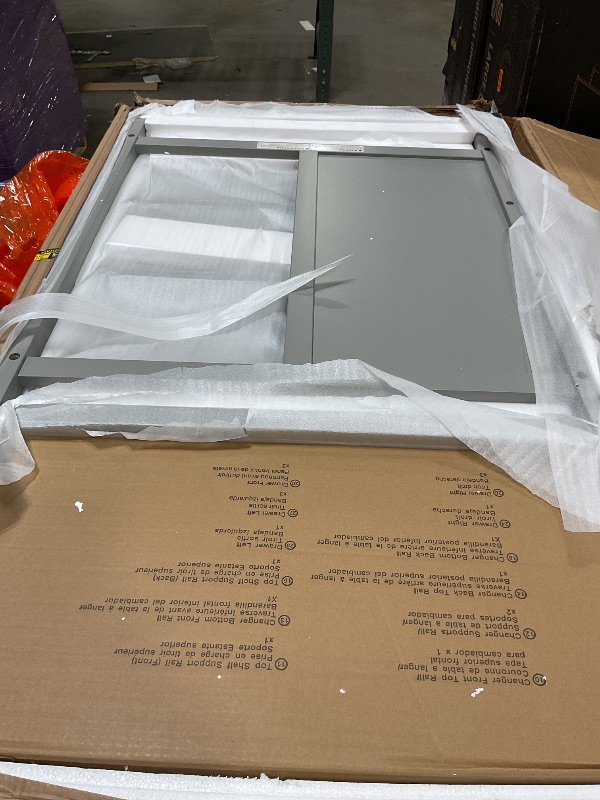 Photo 1 of Graco REMI Conv. Crib & Changer W/Premium Foam Crib & Toddler Mattress-White/Pebble Gray