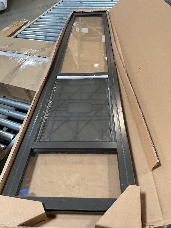 Photo 1 of PetSafe 1-Piece Sliding Glass Pet Door for Dogs & Cats - Adjustable Height 75 7/8" to 80 11/16"- Large-Tall, Bronze, No-Cut Install, Aluminum Patio Panel Insert, Great for Renters or Seasonal Install