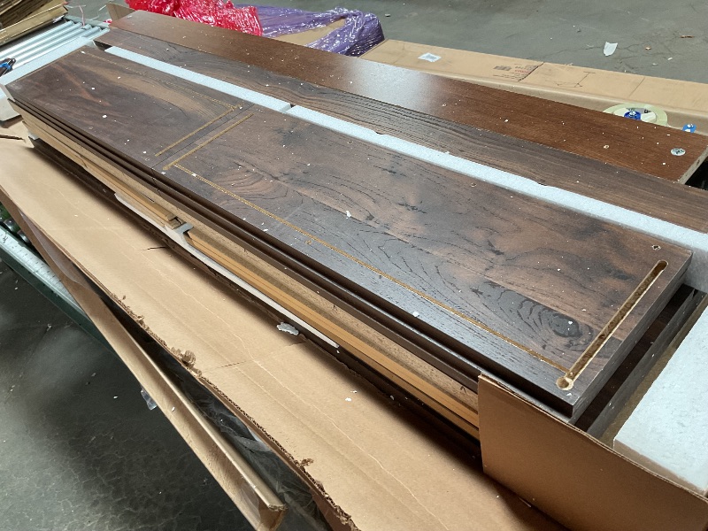 Photo 1 of *MISSING HARDWARE*Sauder Harvey Park 6 Drawer Dresser for Bedroom Wooden Dressers & Chest of Drawers, in Grand Walnut