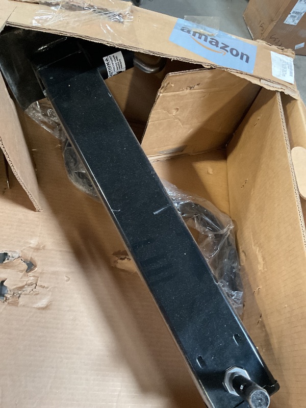 Photo 1 of CURT 28512 Direct Weld On Heavy-Duty Trailer Jack, 12,000 lbs. 12-3/8 Inches Vertical Travel, Black
