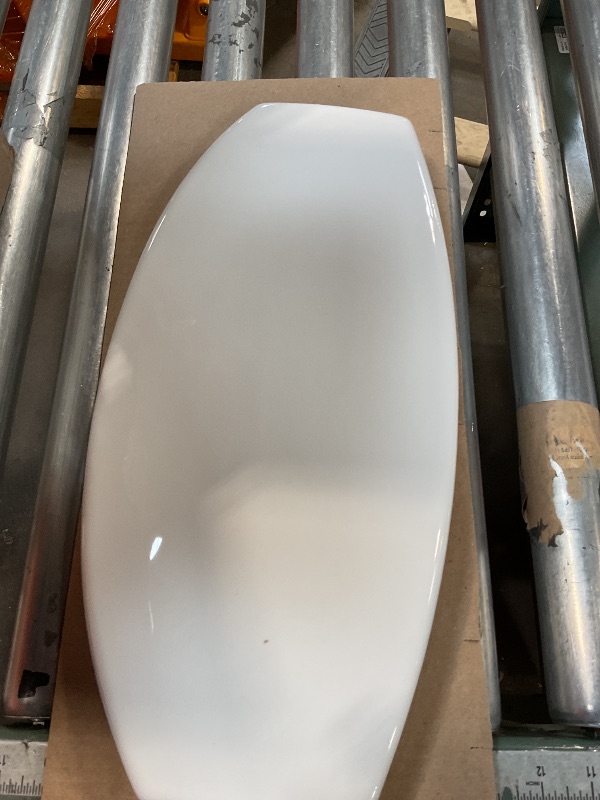Photo 1 of * TANK ONLY*  TOTO CST454CEFRG#01 Drake II Two-Piece Elongated 1.28 GPF Universal Height Toilet with CEFIONTECTand Right-Hand Trip Lever, Cotton White