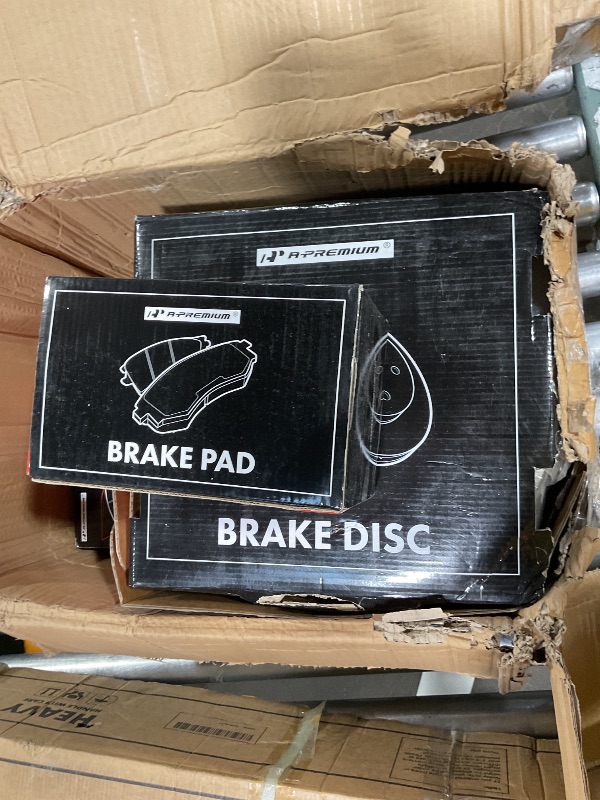 Photo 1 of A-premium Rear Vented Disc Brake Rotors Compatible with Cadillac Models - ATS 2013-2019, 2-PC Set