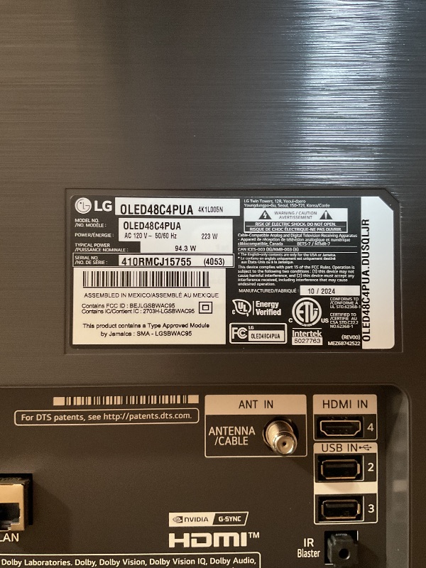 Photo 1 of LG 48-Inch Class OLED evo C4 Series Smart TV 4K Processor Flat Screen with Magic Remote AI-Powered with Alexa Built-in (OLED48C4PUA, 2024)