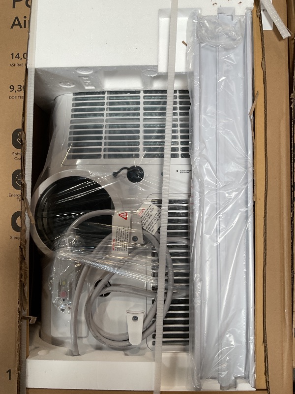 Photo 1 of 14,000 BTU Portable Air Conditioner Cools Up to 700 Sq.Ft, 3-IN-1 Quiet Portable AC Unit with Remote Control & Installation Kits for Large Room, Smart/Sleep Mode, Auto Swing, 24H Timer