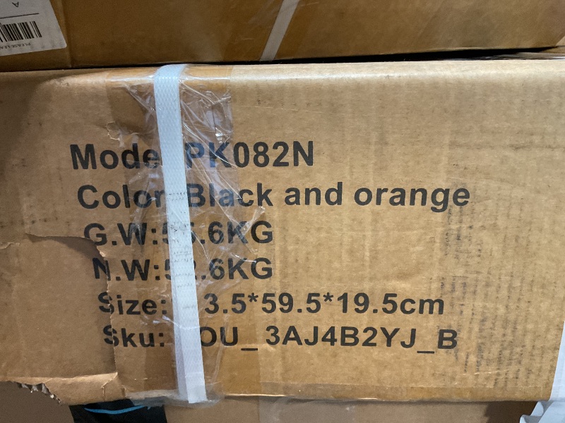 Photo 1 of *PARTS ONLY* Multi-Function Power Cage, Power Rack with Dual Independent Pulley System, 2000LB Capacity Workout Cage with Adjustable Cable Crossover System and Training Attachment, Squat Rack for Home Gym, Orange