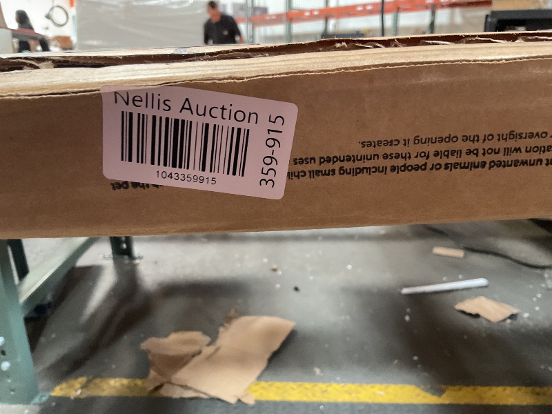 Photo 1 of PetSafe Doggy Door for Sliding Glass Doors, Adjustable Height 75 7/8" to 81", No-Cut DIY Install, Aluminum Panel, Ideal for Renters, for Medium Dogs Up to 40 lb., (White, Medium)