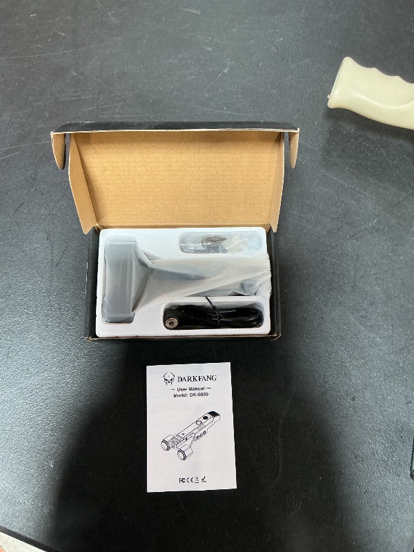Photo 1 of **NON FUNCTIONAL** DARKFANG 1450 Lumen Tactical Flashlight with Green Laser Beam Combo, Low Profile Design Rechargeable Weapon Light for Picatinny Rail