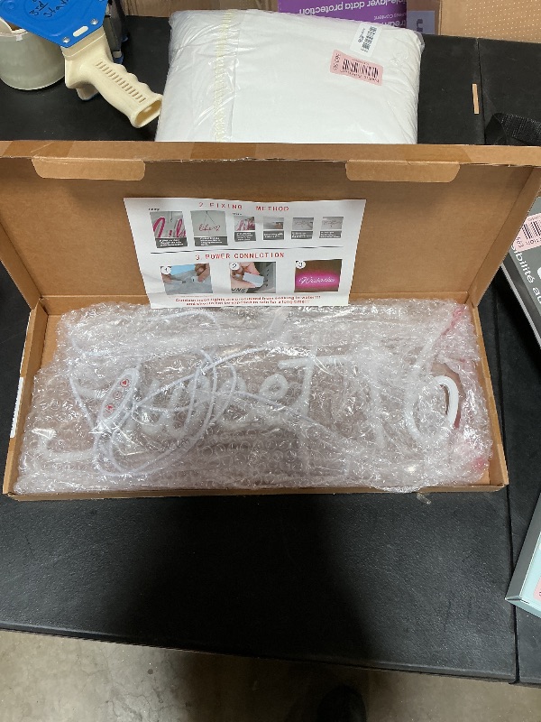 Photo 1 of 16.8 Inch Sweet 16 Neon Sign, USB Powered with Dimmer Switch 16th Birthday Party Sign, Sweet Sixteen Party Supplies, Happy 16th Birthday Decorations for Girls (Warm white)