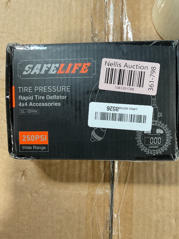 Photo 1 of **NON-FUNCTIONAL** ** SAFELIFE 4x4 Digital Tire Deflator kit?Professional Tire Pressure Gauge 250PSI, Rapid Air Down Tire Deflators Offroad Accessories