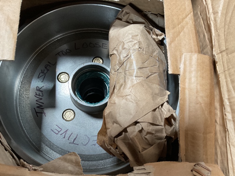 Photo 1 of ***DEFECTIVE INNER SEAL LOOSE***JADODE 10" x 2-1/4" Trailer Brake Drum Kit 5 on 4.5 with 5 Bolt 1/2"-20 L68149/L44649 Heavy Duty Hub Drum Kits for 3500 lbs, 008-247-05, 84546, 22001K