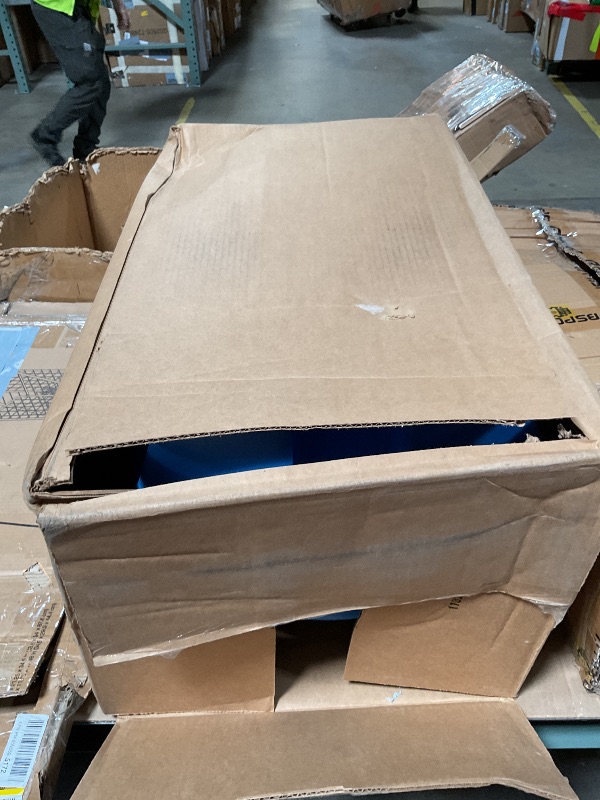 Photo 1 of ***FOR PARTS/ MISSING ASSEMBLY PIECES*** Step2 Whisper Ride II Kids Push Car, Ride-On Car with Seat Belt and Horn, Toddlers and Preschoolers Ages 18 Months–4 Years, Max Weight 50 lbs., Quick Fold Handle, Stroller Alternative, Blue