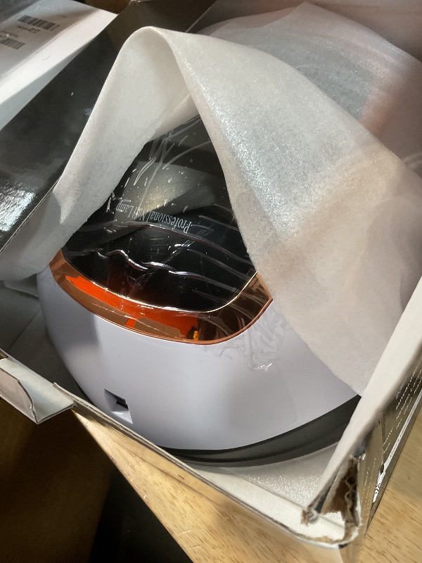 Photo 1 of ** missing power cord **Gugusure UV LED Nail Lamp, Upgrade 180W Nail Dryer for Gel Polish with LCD Display, Auto Sensor and 4 Timer Settings, Professional Curing Lamp Light with 42 Beads for Salon and Home