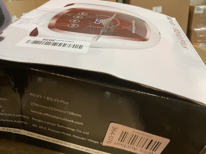 Photo 1 of ** missing power cord **Gugusure UV LED Nail Lamp, Upgrade 180W Nail Dryer for Gel Polish with LCD Display, Auto Sensor and 4 Timer Settings, Professional Curing Lamp Light with 42 Beads for Salon and Home