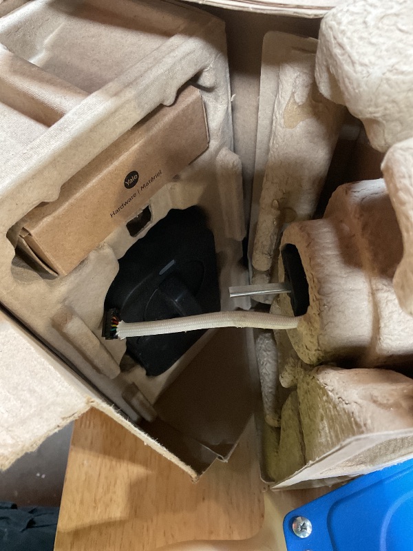 Photo 1 of ***PARTS ONLY***NON FUNCTIONAL***Yale Assure Lock 2 Touch Deadbolt, Black Suede Smart Keyless Entry Door Lock with Z-Wave (ZW3) Connected Touch Keypad and Fingerprint Scanner, YRD450-F-ZW3-BSP