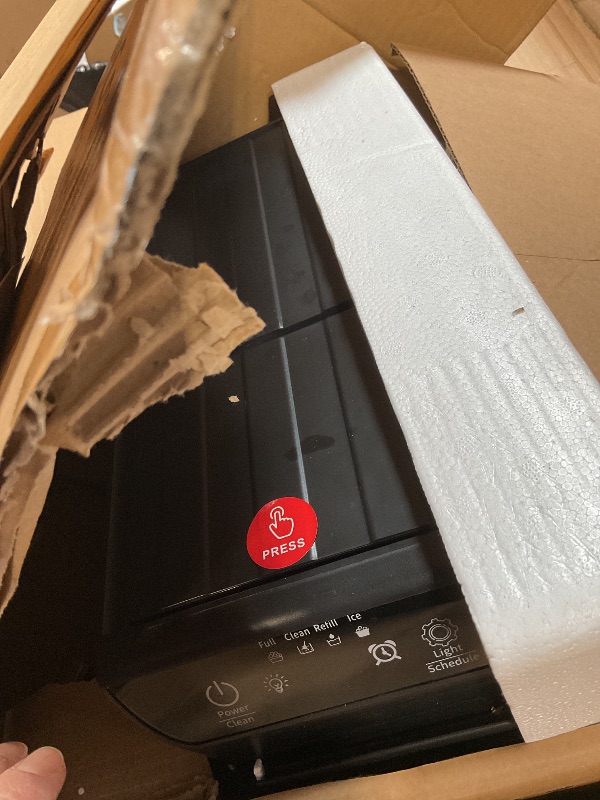 Photo 1 of ***FOR PARTS/ MISSING PIECES*** Nugget Ice Maker 44lbs/Day Countertop Ice Maker, Ice Makers with Self-Cleaning & Timer, One-Click Operation, Chewable Ice Pebble Ice Maker Machine with Scoop&Basket for Home/Kitchen/Office