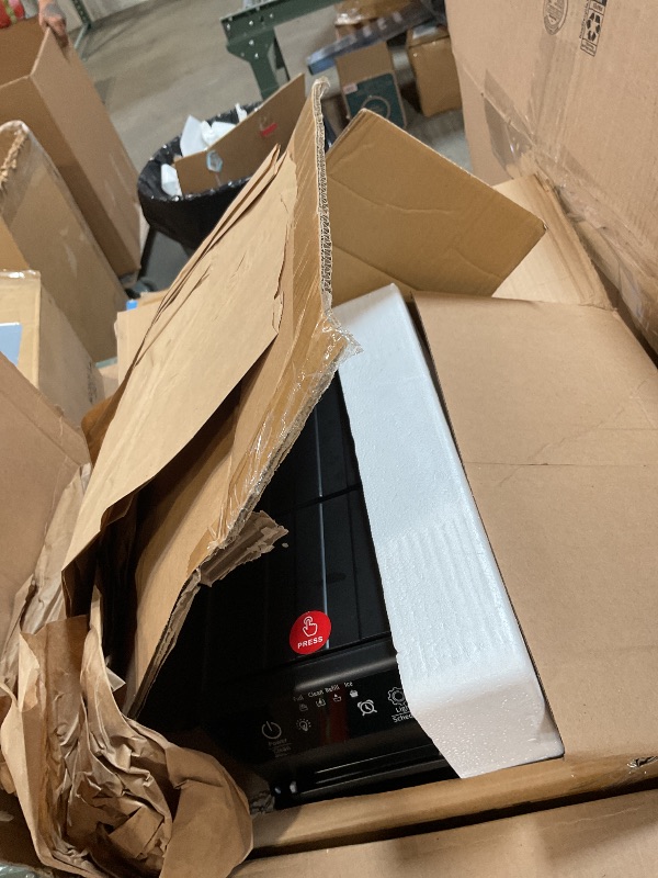Photo 1 of ***FOR PARTS/ MISSING PIECES*** Nugget Ice Maker 44lbs/Day Countertop Ice Maker, Ice Makers with Self-Cleaning & Timer, One-Click Operation, Chewable Ice Pebble Ice Maker Machine with Scoop&Basket for Home/Kitchen/Office