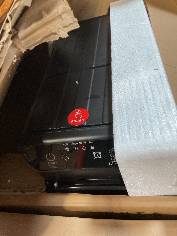 Photo 1 of ***FOR PARTS/ MISSING PIECES*** Nugget Ice Maker 44lbs/Day Countertop Ice Maker, Ice Makers with Self-Cleaning & Timer, One-Click Operation, Chewable Ice Pebble Ice Maker Machine with Scoop&Basket for Home/Kitchen/Office