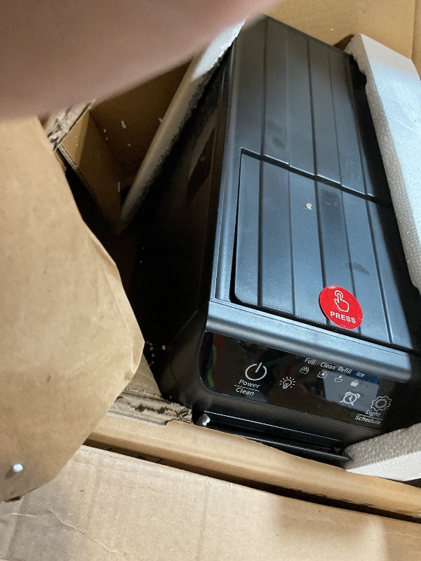 Photo 1 of ***FOR PARTS/ MISSING PIECES*** Nugget Ice Maker 44lbs/Day Countertop Ice Maker, Ice Makers with Self-Cleaning & Timer, One-Click Operation, Chewable Ice Pebble Ice Maker Machine with Scoop&Basket for Home/Kitchen/Office