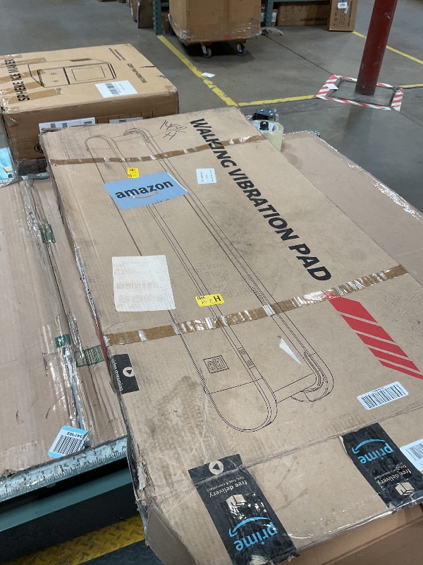 View 3 of **MISSING REMOTE** Walking Pad Treadmill with APP, 3 in 1 Under Desk Treadmills, 2.5HP Low Noise Walking Vibration Pad with Remote Control,Portable Treadmill for Home Office, Red