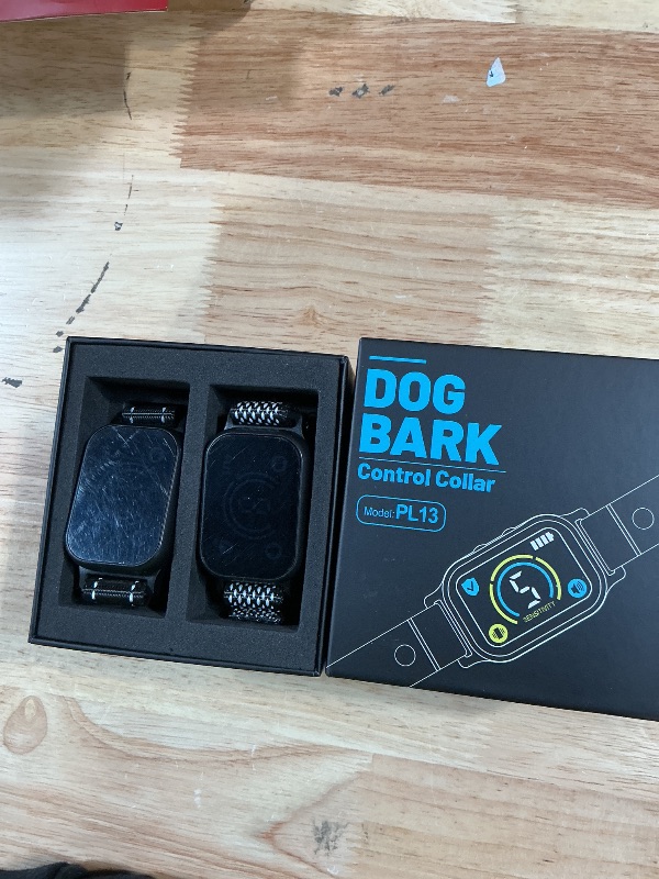 Photo 1 of 2 Pack Bark Collar, Smart Dog Bark Collar for Large Medium Small Dogs, Rechargeable Ultra-Light Training Collar with Beep Vibration, Anti Barking Device with 5-Level Sensitivity (Black)