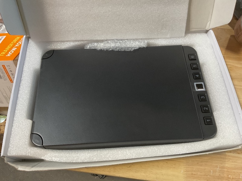 Photo 1 of ***POSSIBLY FOR PARTS ISSUES W FINGERPRINT READER*** Miisekmy  Safe for Handgun Biometric Gun Safe for Car Pistols Safe, Quick Access Handgun Safe with Fingerprint PIN or Key Rechargeable Lock Case, for Home Car Travel Nightstand Bedside or Drawer