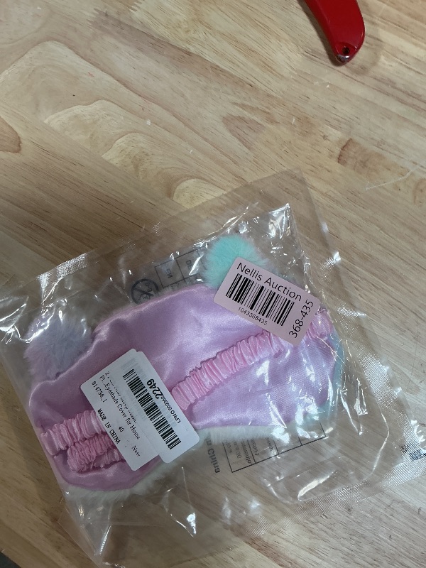 Photo 1 of 2 PCS Kids Sleep Mask, Plush Cat Sleeping Eye Mask, Sleep Masks for Women Girls Teens, Night Eyeshade Cover for Home Travel