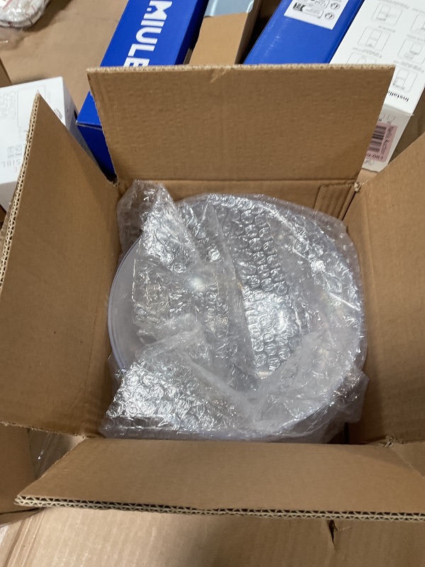 Photo 1 of ***PARTIAL SET ONLY 4**** Goodluck 5 Pack Clear Plastic Serving Bowls for Party - 20 OZ Angled Disposable Serving Bowls for Wedding Party Chip, Candy, Salad & Fruit