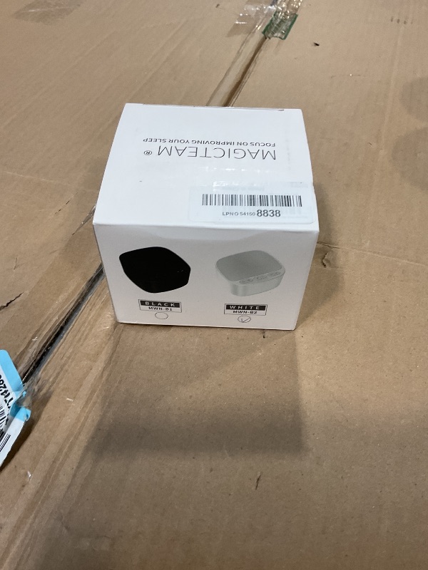 Photo 1 of ***PARTS ONLY***NON FUNCTIONAL***Magicteam Sleep Sound White Noise Machine with 40 Natural Soothing Sounds and Memory Function 32 Levels of Volume Powered by AC or USB and Sleep Timer Sound Therapy for Baby Kids Adults (B-White)