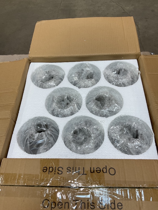 Photo 1 of ***ONE GLASS SHADE BROKEN***DDLLDESHI 8 Light Sputnik Ceiling Light Fixture Glass Globe Bubble Modern Chandelier for Dining Room Bedroom Kitchen Living Room Hallway Entryway Office