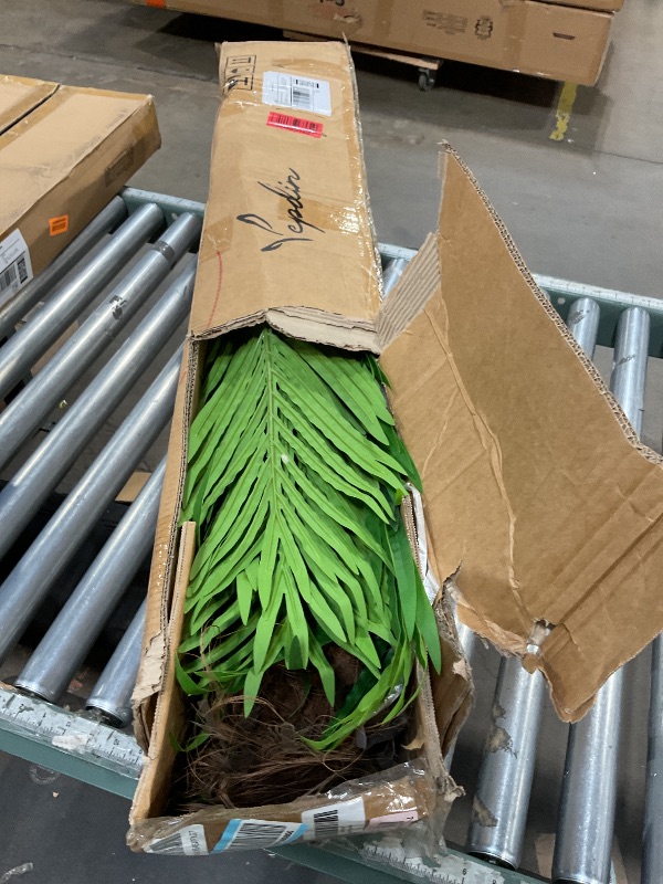 Photo 1 of **DIRTY**YEPDIN 7 FT Fake Palm Tree,Tall Artificial Palm Trees for Outdoor Indoor Decor,Faux Phoenix Palm Plants for Outside Patio Pool Coastal Home Office Living Room