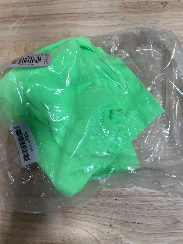 Photo 1 of ***RUNS SMALL*** Unthewe Womens Workout Seamless Scrunch Butt Lifting Shorts High Waisted Tummy Control Gym Yoga Shorts(U516-Neon Green-M)