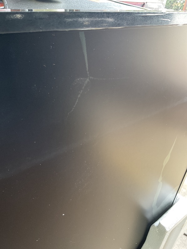 Photo 1 of ** MAJOR DAMAGE TO SCREEN. SELLING FOR PARTS.**Samsung 85" The Frame Pro LS03FW 4K Neo QLED TV (2025) Bundle with Modern Teak Bezel, CPS 26 Month Protection, Slim Flat Mount, 2X HDMI Cables & Deco Gear Complete Home Theater Beginner's Guidebook