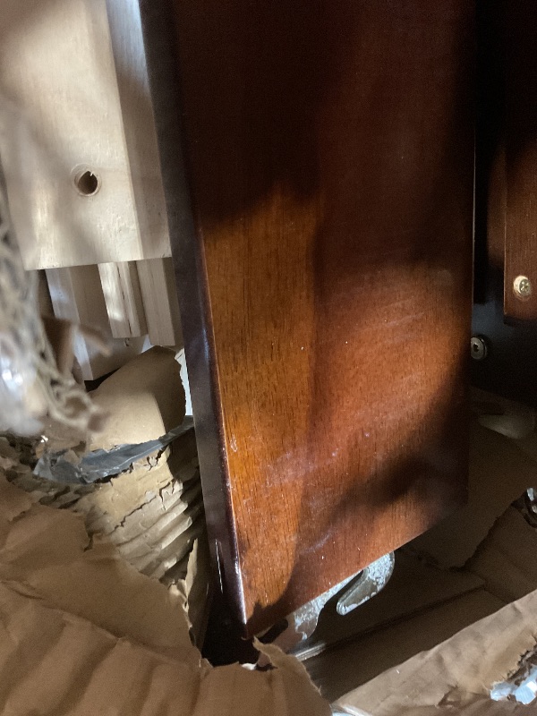 Photo 1 of ****2 BOXES** missing hardware**AFI, Pasadena King Solid Wood Low Profile Platform Bed, Walnut