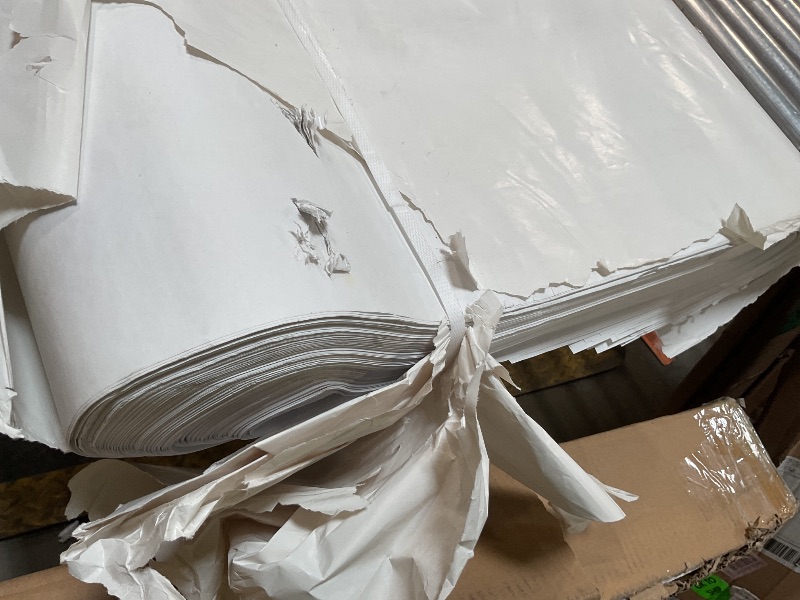Photo 1 of **BEND/FOLDS**BOX USA Packing Paper Sheets (50 lb) - Newsprint Paper for Shipping, Storage and Moving Supplies, Off White