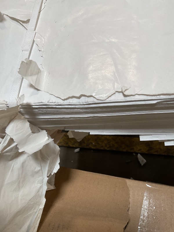Photo 1 of **BEND/FOLDS**BOX USA Packing Paper Sheets (50 lb) - Newsprint Paper for Shipping, Storage and Moving Supplies, Off White