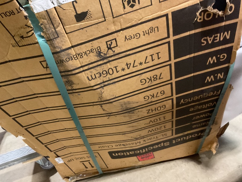 Photo 1 of **PACKAGE DAMAGED/ DIRT**FURNIMAT 2026 Massage Chair Full Body, 3D SL-Track Zero Gravity Shiatsu Massage Chair Recliner with AI Control, Body Scan, Airbags, Heating, Foot Roller, Auto Modes, Bluetooth Speaker