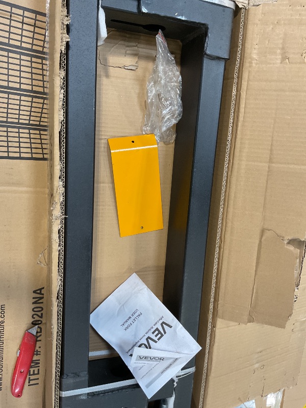 Photo 1 of ** MISSING AN ORANGE PLATE**VEVOR Pallet Forks, 4000 lbs Clamp on Pallet Forks, 60" Total Length Heavy Duty Pallet Forks, Tractor Bucket Forks for Tractor Attachments, Skid Steer, Loader Bucket