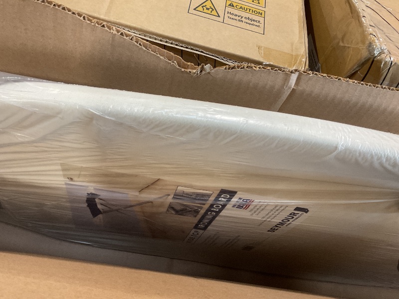 Photo 1 of **** SCRAPE DAMAGE **Ironing Board Extra Wide 18” Made in The USA by Seymour Home Products (Khaki), Includes Cover & Pad | 4 Heavy Duty Legs for Extra Support | Steel Mesh Top for Advanced Steam Flow