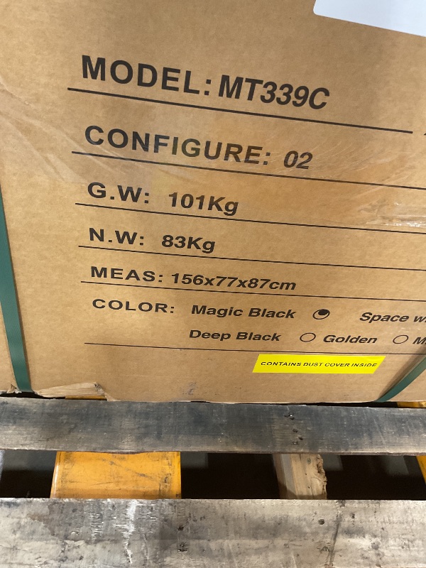 Photo 1 of ***POSSIBLY FOR PARTS/ MISSING ASSEMBLY PIECES*** MassaMAX MT339 2026 4D Massage Chair, Full Body Zero Gravity Recliner with SL-Track, Body Scan, Graphene Heating, Deep Yoga Stretch, Foot Rollers & Hands-Free Voice Control (Space White)