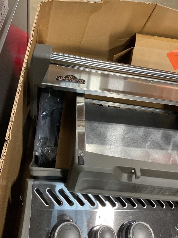 Photo 1 of ** DIRT/SCRATCHES FROM TRANSPORT** Napoleon Rogue PRO-S 625 Natural Gas Grill with Infrared Side and Rear Burners, Stainless Steel, Durable 7-Burner Outdoor BBQ
