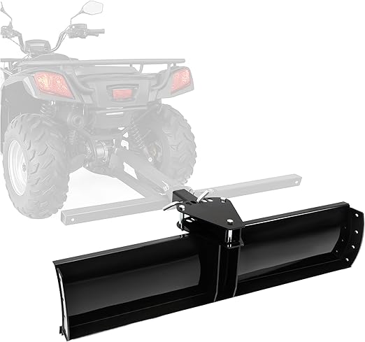 Photo 1 of **SCRAPES**ECOTRIC 3-Point 48" Scrape Blade Implement 2 Inch Receiver ATV UTV Lawn Garden Tractors w/5 Adjustable Angles Rear Tow Grading Blade Attachment