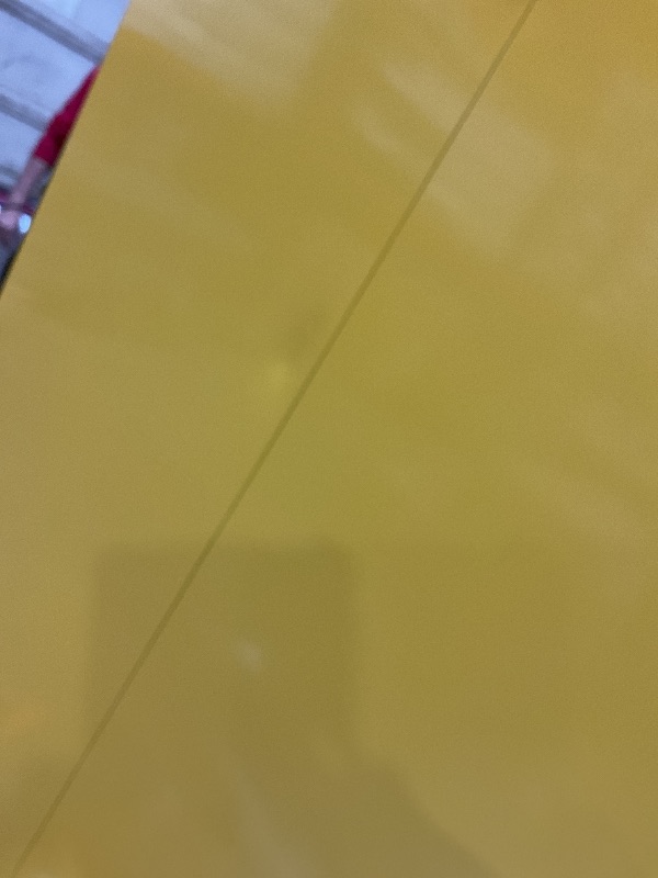 Photo 1 of **DENTS/SCRATCHES/SCRAPES FROM TRANSPORT**Justrite 45 Gallon Manual Close Flammable Storage Cabinet, 18 Gauge Steel, 2 Shelves, 2 Door Fire Cabinet, 65" x 43" x 18", Made in The USA, Yellow, 894500