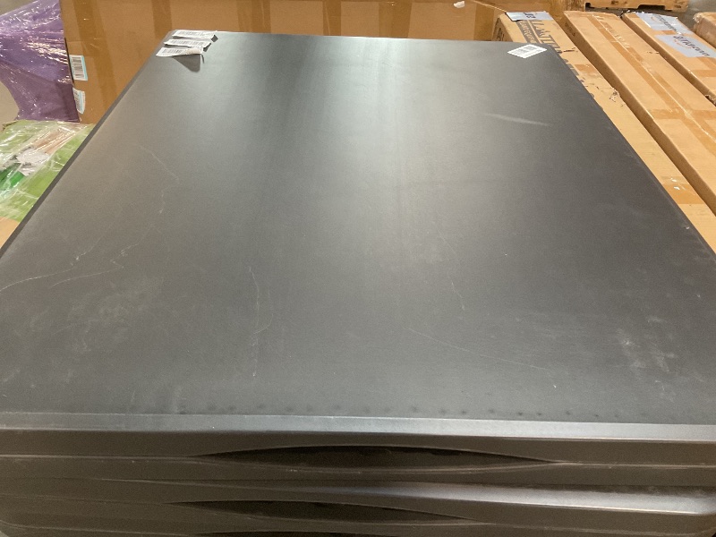 Photo 1 of *** USED/MINOR DAMAGE***6FT Folding Table with Carrying Handle: Upgrade Thickened Heavy Duty Portable Foldable Table | Perfect Plastic Tables for Party, Dining, Wedding, Events, Picnic Indoor, Outdoor, Camping, Utility Black