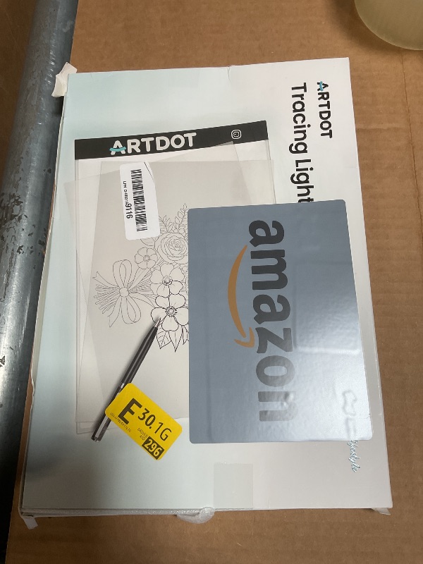 Photo 1 of **MISSING POWER CORD** ARTDOT A4 LED Light Pad for Diamond Painting Kits for Adults, USB Powered Adjustable Brightness Diamond Art Light Board with Accessories