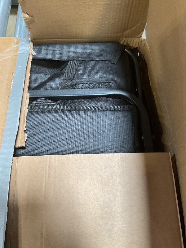 Photo 1 of ***HANDLE BROKEN***PASAMIC Collapsible Wagon 220 lbs, Heavy Duty Wagon Carts Foldable, Portable Wagons for Groceries, Beach Cart with All-Terrain Wheels & Drink Holders, Utility Wagon for Shopping, Sports, Camping,Black