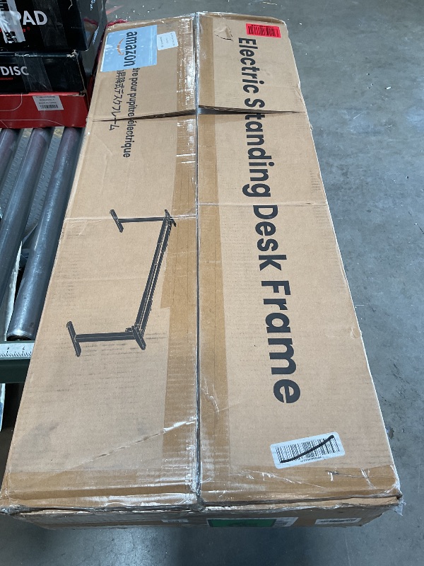 View 3 of *** FRAME ONLY/BLACK***HUANUO 32" Small Electric Standing Desk Adjustable Height